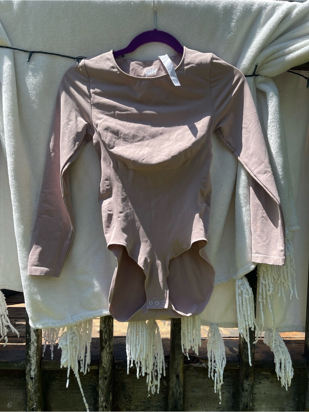 YITTY Mauve Scoop Neck Top